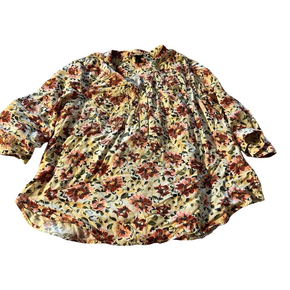 Torrid Multicolor Floral Top